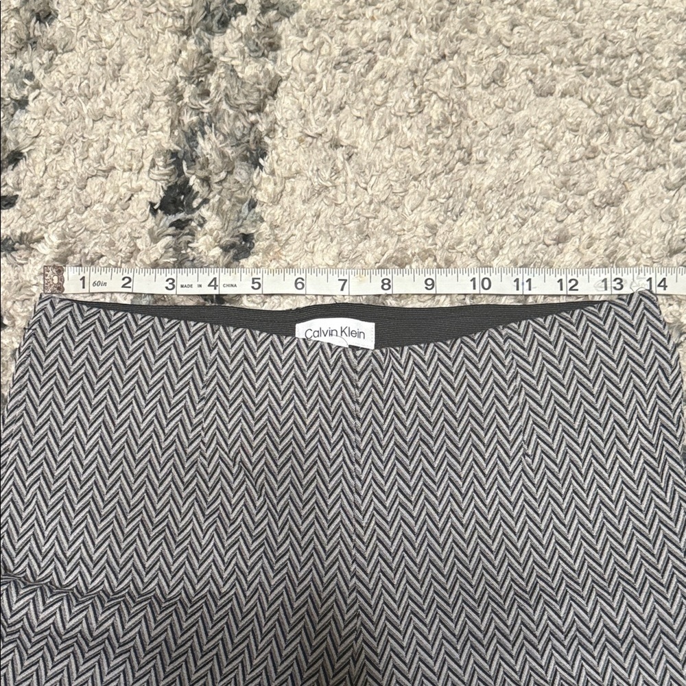 STRETCHY LEGGINGS Calvin Klein Zigzag - Black and White - Picture 7 of 11